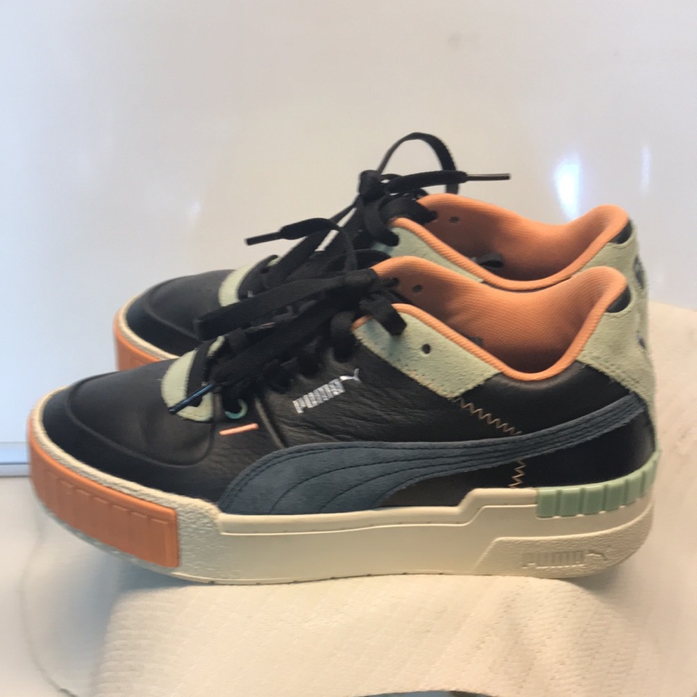 Puma Cali Sport Mix Wn S Leather Black-Marshmallow